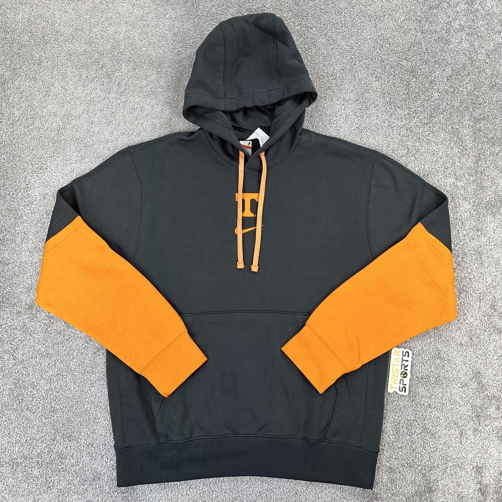 Tennessee Volunteers Hoodie Mens Medium Gray Orange Nike PE Team Issue Vols